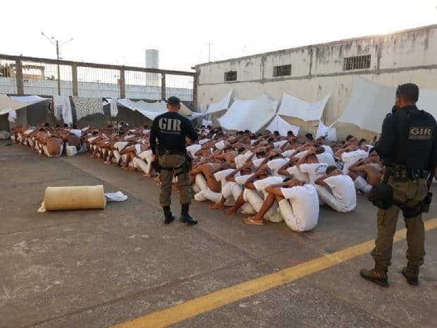 Detento da PCE testa positivo para Covid-19; mais de 500 homens dividem espaço para 280